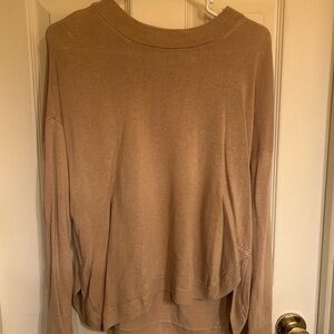 J. Crew Factory Tan Crew Neck Sweater